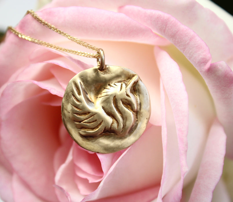 Unicorn Coin Pendant