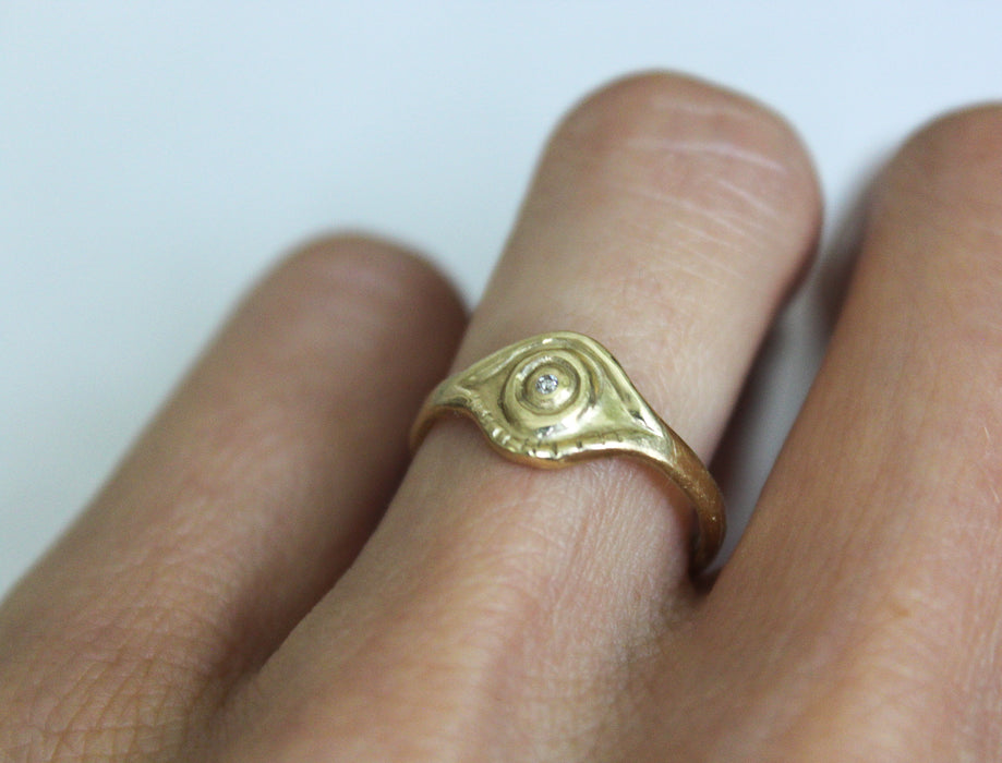 The Eye of Horus Signet Ring