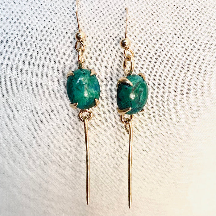 Crysocolla Earrings