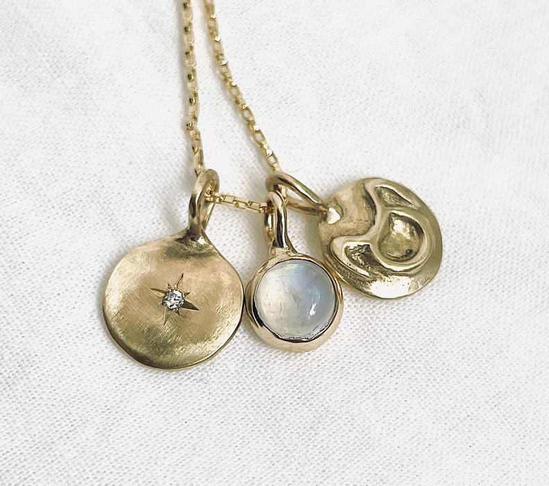 Moonstone Charm
