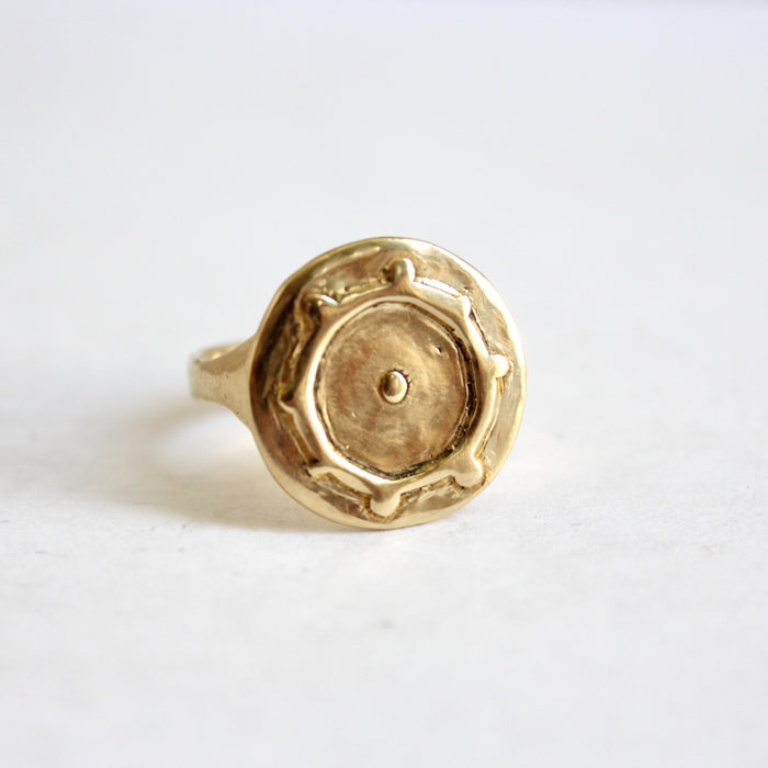 OOAK Wheel of Life Ring